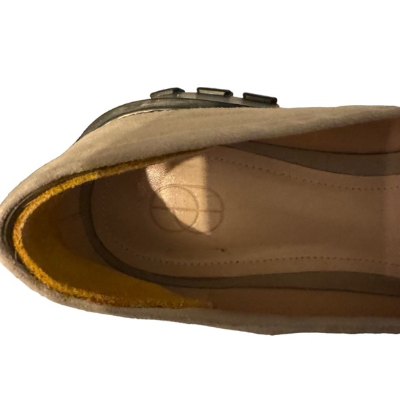 Porte & Paire Tan Suede Chunky Loafers - Picture 2 of 5